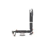 Apple iPhone 16 Plus - Priključek za polnjenje + Flex kabel (Black)
