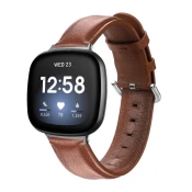 BStrap Fitbit Versa 3 Leather Lux pašček, brown