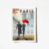 Wallity Poster Paris-1979, 21x29,7 cm