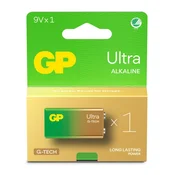 slomart GP ULTRA ALKALINE 9V Baterija 1604AU-S1