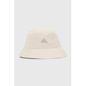 Pamučni šešir adidas boja: siva, pamučni, IR7895