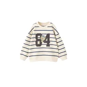 MANGO KIDS Majica SUDOSO temno modra/pegasto siva/črna/off-bela