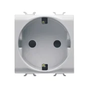 GEWISS GW10241 utičnica 250V AC - 2P + E 16A - 2 modula sjajna-bela