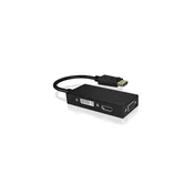ICY BOX IB-AC1031 DisplayPort DVI-D + VGA (D-Sub) + HDMI Black