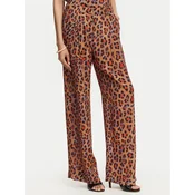 LOLA CASADEMUNT Palazzo hlače MS2614002 Rjava Wide Leg