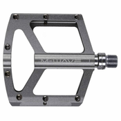 Pedala M-Wave FLAT standardni navoj 9/16 titan siva