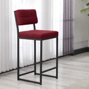 HANAH HOME Barska stolica Retro Burgundy