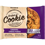 Weider Beljakovinski piškoti 90 g caramel choco fudge