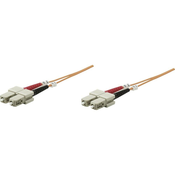 Intellinet Priključni kabel iz optičnih vlaken [1x SC-vtič - 1x SC-vtič] 62,5/125µ multi-način OM1 1 m Intellinet