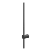 Minimalistična črna stenska svetilka, podolgovata palica, 60 cm, za dnevno sobo, spalnico, spremenljiva barva, LED, 8 W, gugalnica, Milagro