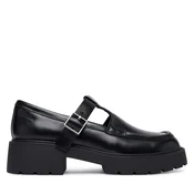 Čevlji brez vezalk Calvin Klein Chunky Loafer Tbar Pol Lth HW0HW03046 Črna