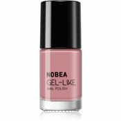 NOBEA Day-to-Day Gel-like Nail Polish lak za nokte s gel efektom nijansa Timid pink #N04 6 ml