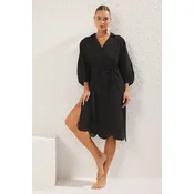 Trendyol Milla Ženska haljina Tbess25El00009, Crna