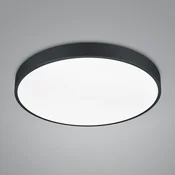 Trio Lighting LED stropna svetilka Waco, CCT, O 49,5 cm, črna mat - Dnevna soba/jedilnica - črna mat barva - Kovina