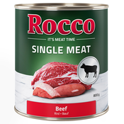 Ekonomično pakiranje Rocco Single Meat 24 x 800 g Govedina
