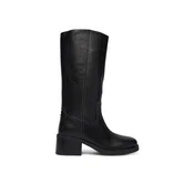 Coach TALL LEATHER BOOT Črna