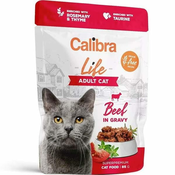 Calibra Cat Life kapsula Adult govedina v omaki 85g