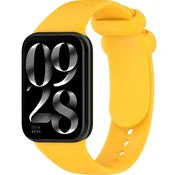 GS Silikonski pašček za Xiaomi Smart Band 8 Pro/Xiaomi Smart Band 9 Pro, rumen