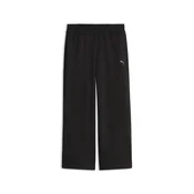PUMA Leo Wide Leg Pants Women, Women, Black, XXS