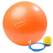 Žoga za aerobiko anti burst 55 cm oranžna
