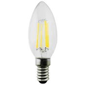 slomart Žarnica Maclean, Filament LED E14, 6W, 230V, WW topla bela 3000K, 806lm, Retro Edison okrasna sveča C35, MCE286