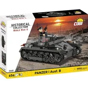 Cobi II WW Panzerkampfwagen I (Francija 1940), 1:28, 654 k, 1 f