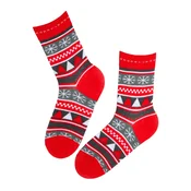 Sokisahtel Nogavice CULLY striped cotton Christmas socks mešane barve