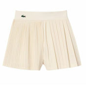 Ženske kratke hlače Lacoste Ultra-Dry Stretch Lined Tennis Shorts - cream white