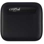 Crucial X6, 1 TB, USB Tip-C, 3.2 Gen 2 (3.1 Gen 2), 540 MB/s, Crno