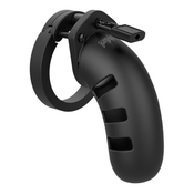Shots ManCage Model 21 Chastity 4.5 Silicone Cock Cage Black