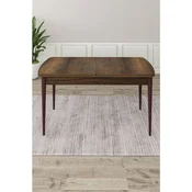 Hanah Home trpezarijski sto na razvlacenje Exve, 132 × 80 cm (razvucen 170 cm), ploca u dekoru drveta Baroque, noge boje oraha