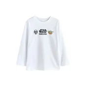 Next Majica Mandalorian kamela/meta/črna/bela