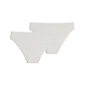 PUMA Womens Briefs (2-Pack), Clothing, Light Grey Melange, XXL