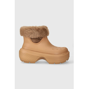 Cizme za snijeg Crocs Stomp Lined Boot boja: smeda, 208718