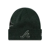 Kapa New Era Atlanta Braves World Series Patch Cuff Knit Beanie 60580730 Zelena