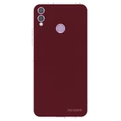 Silikonski prozorni ovitek za Honor 8X - Burgundy red