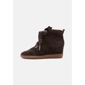 STEVE MADDEN Gležnarji z vezalkami Mables temno rjava