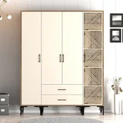 Hanah Home Garderober Kumsal STP, 160x201.4x47.5 cm, Krem