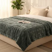 Meko prugasto cebe 140×200 cm Grace Teget boja ( VLK4010336-teget )