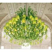 Casa Padrino luxury baroque crystal chandelier green A� 190 x H. 170 cm - Huge Venetian chandelier - Castle chandelier - Palace chandelier - Noble & Magnificent - Luxury Quality - Made in Italy