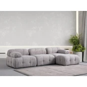 Atelier del Sofa Ugaona garnitura Petite, 290x160 cm, Svetlosiva