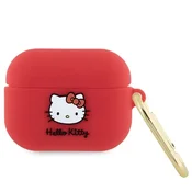 HELLO KITTY Ovitek za AirPods Pro Hello Kitty 3D muckasta glava fuksije
