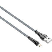 LDNIO USB Lightning Punjač/podaci Siva 1m 5905316143425