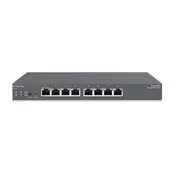EnGenius ECS1008P mrežni prekidač Upravljano L2 Gigabit Ethernet (10/100/1000) Podrška za napajanje putem Etherneta (PoE) Crno