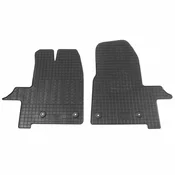 Rubber car mats Ford Transit / Tourneo Custom 2018- (front, 2 seats, manual)