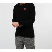 Pulover Comme des Garçons PLAY Knit Black L