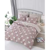 Herz - Set posteljine Dusty Rose