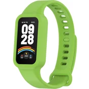GS Silikonski pašček za Xiaomi Smart Band 9 Active/Xiaomi Redmi Band 3, svetlo zelen