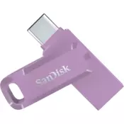 SanDisk 512GB Ultra Dual Drive Go USB-C/A 3.2 USB ključ (vijoličen)