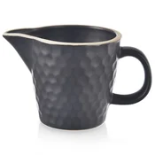 shumee Keramični črni vrč za mleko za mleko, smetano, omake, pomake
